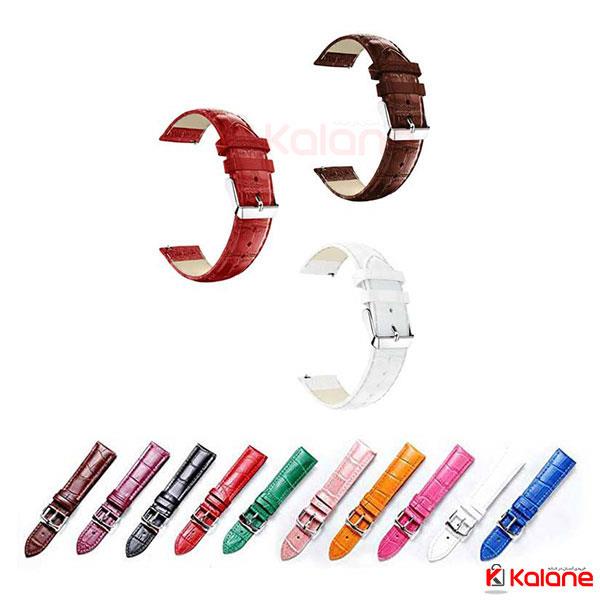 بند چرمی ساعت هوشمند Xiaomi Amazfit GTR 47mm مدل Alligator